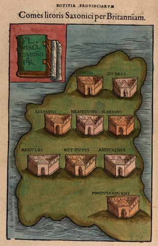 Frontpiece showing forts