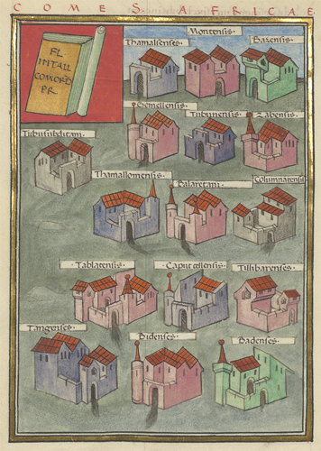 Frontpiece showing forts