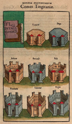 Frontpiece showing forts