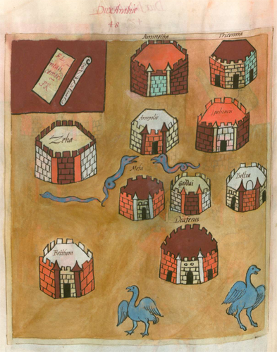 Frontpiece showing forts