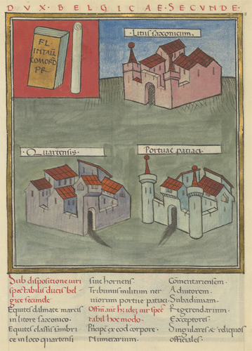 Frontpiece showing forts