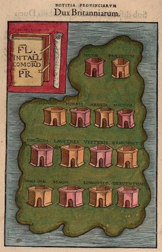 Frontpiece showing forts