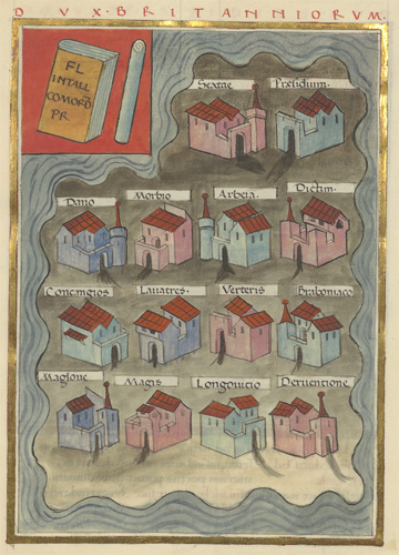 Frontpiece showing forts