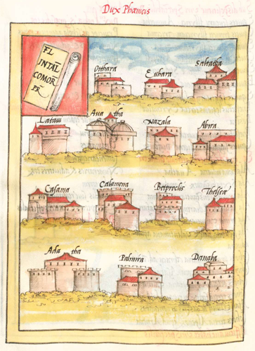 Frontpiece showing forts