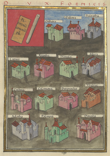 Frontpiece showing forts