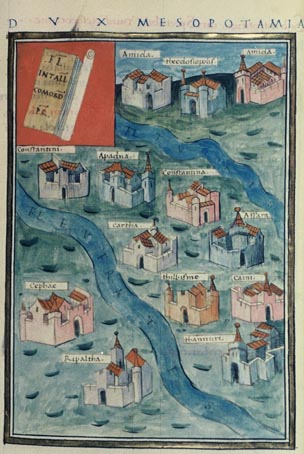 Frontpiece showing towns