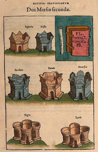 Frontpiece showing forts