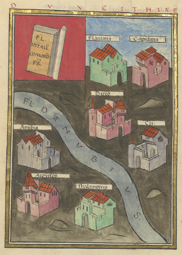 Frontpiece showing forts