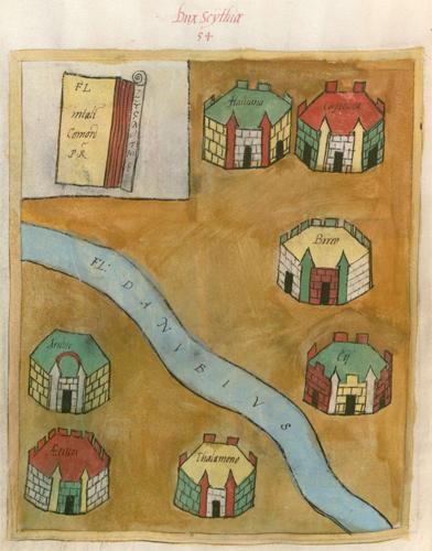 Frontpiece showing forts