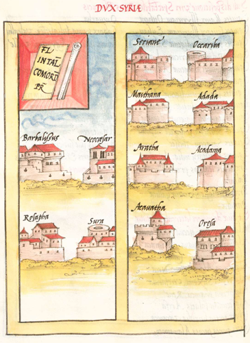 Frontpiece showing forts