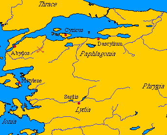 Map of Bosphorus