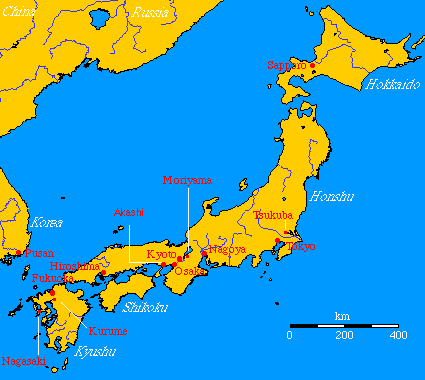 Map of Japan