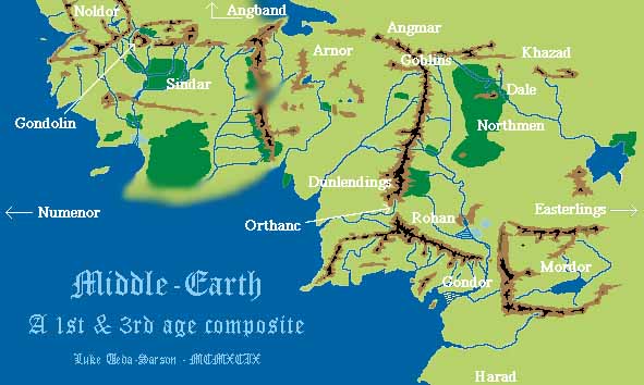 Location of Gondolin? : r/lotr