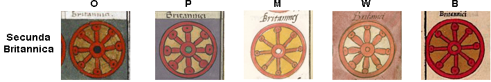 Secunda Britannica shield patterns