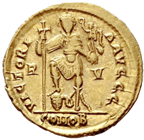 Coin of Valentinian III